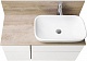 Акватон Мебель для ванной Мишель 100 дуб эндгрейн/белый с раковиной Infinity – фотография-17